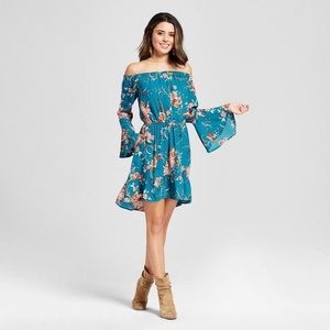 Floral Off the Shoulder Dress
